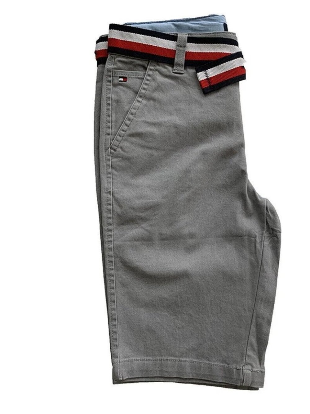 Tommy Hilfiger Youth Boys Belted Chino Shorts, TH CHINO, 12